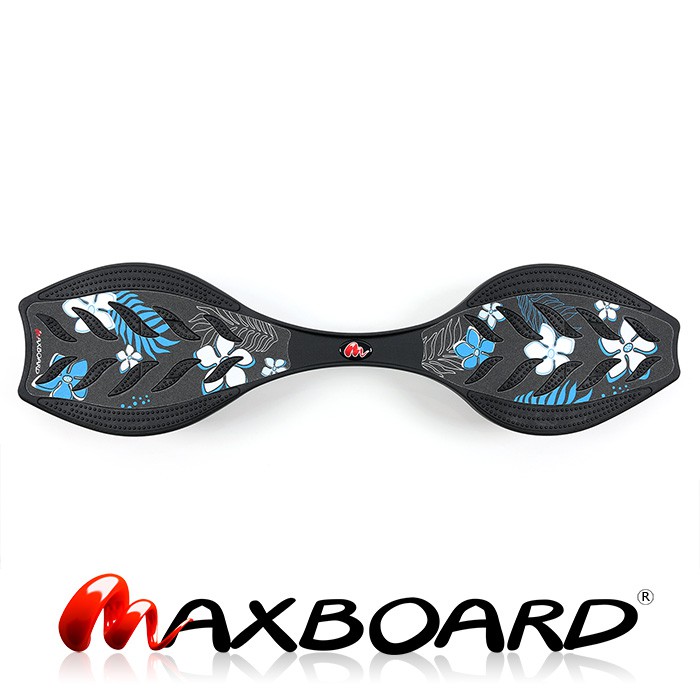 Maxboard Waveboard black hibiscus